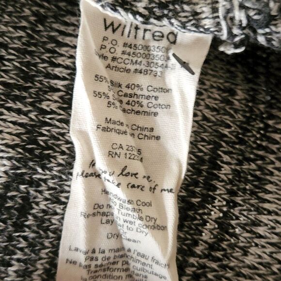 Wilfred Silk Cashmere Waterfall Cardigan - Picture 8 of 8